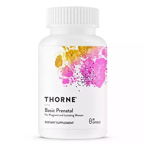 Thorne Research - Basic Prenatal - Folate Multivitamin for Pregnant and Lactating Women