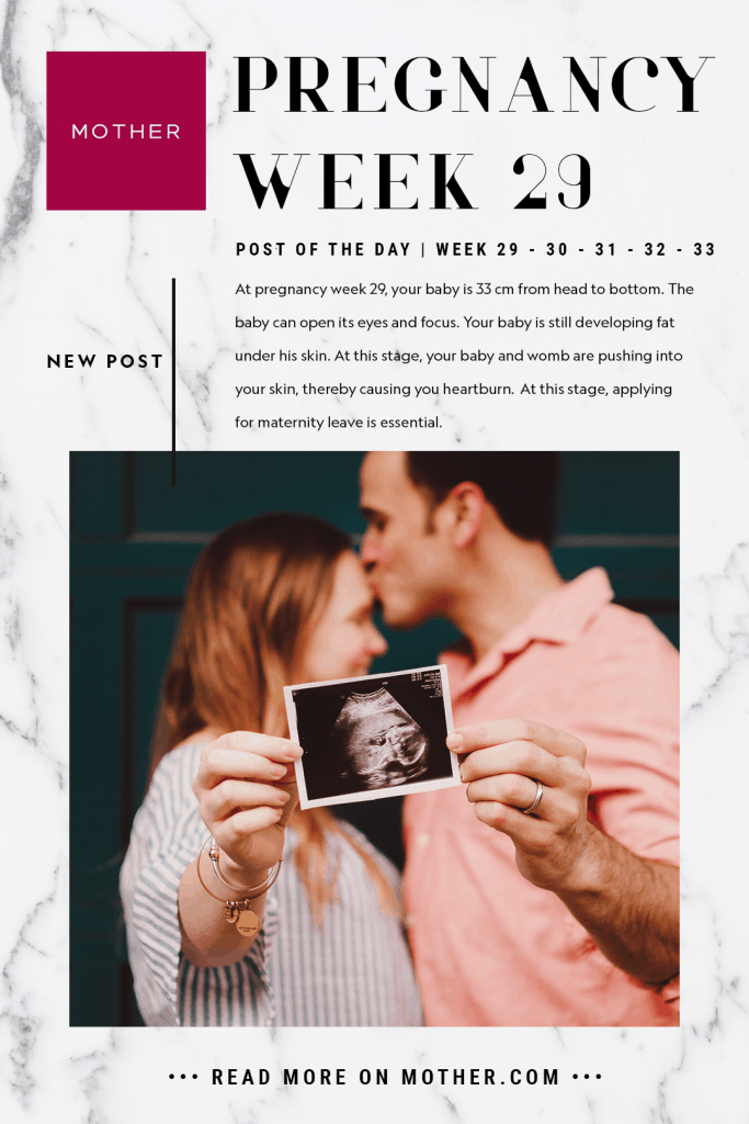 29 Weeks Pregnant - Pregnancy Week 29, 30, 31, 32 & 33 Pregnancy, Pregnancy Week by Week MOTHER.COM MOTHER Mother | Pregnancy | Baby | Kids | Motherhood | Parenting